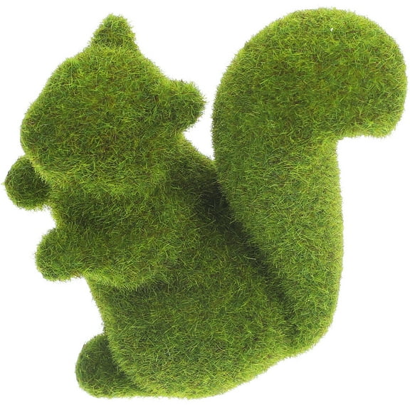 3 PCS Frog Rust Decoration Garden Squirrel Ornament Animal Statue