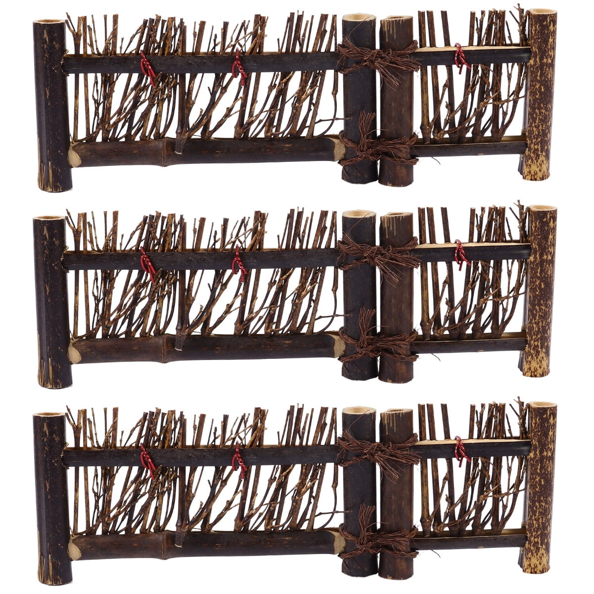 Set of 3 Outdoor Sashimi Fence Ornaments Tea Set Fence Ornament 24x6cm ...