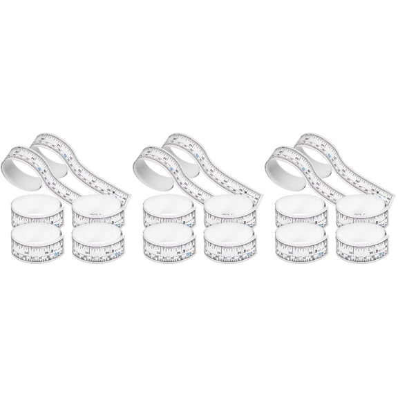 OFFIGAM Self Adhesive Measuring Tape Paper Mulch 18Pcs 35.37X1.18X0.08In For Home Office School