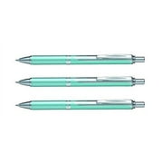 Set of 3 Pentel 0.7 mm EnerGel Alloy RT Roller Ball Retractable Liquid Gel Pen bundled by Maven Gifts