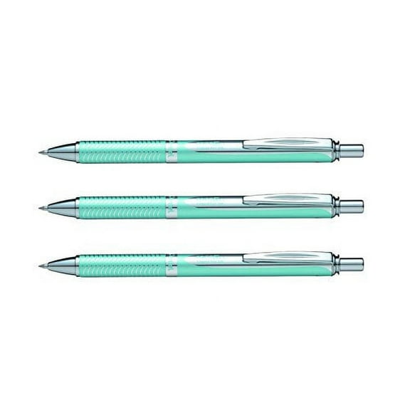 Set of 3 Pentel 0.7 mm EnerGel Alloy RT Roller Ball Retractable Liquid Gel Pen bundled by Maven Gifts