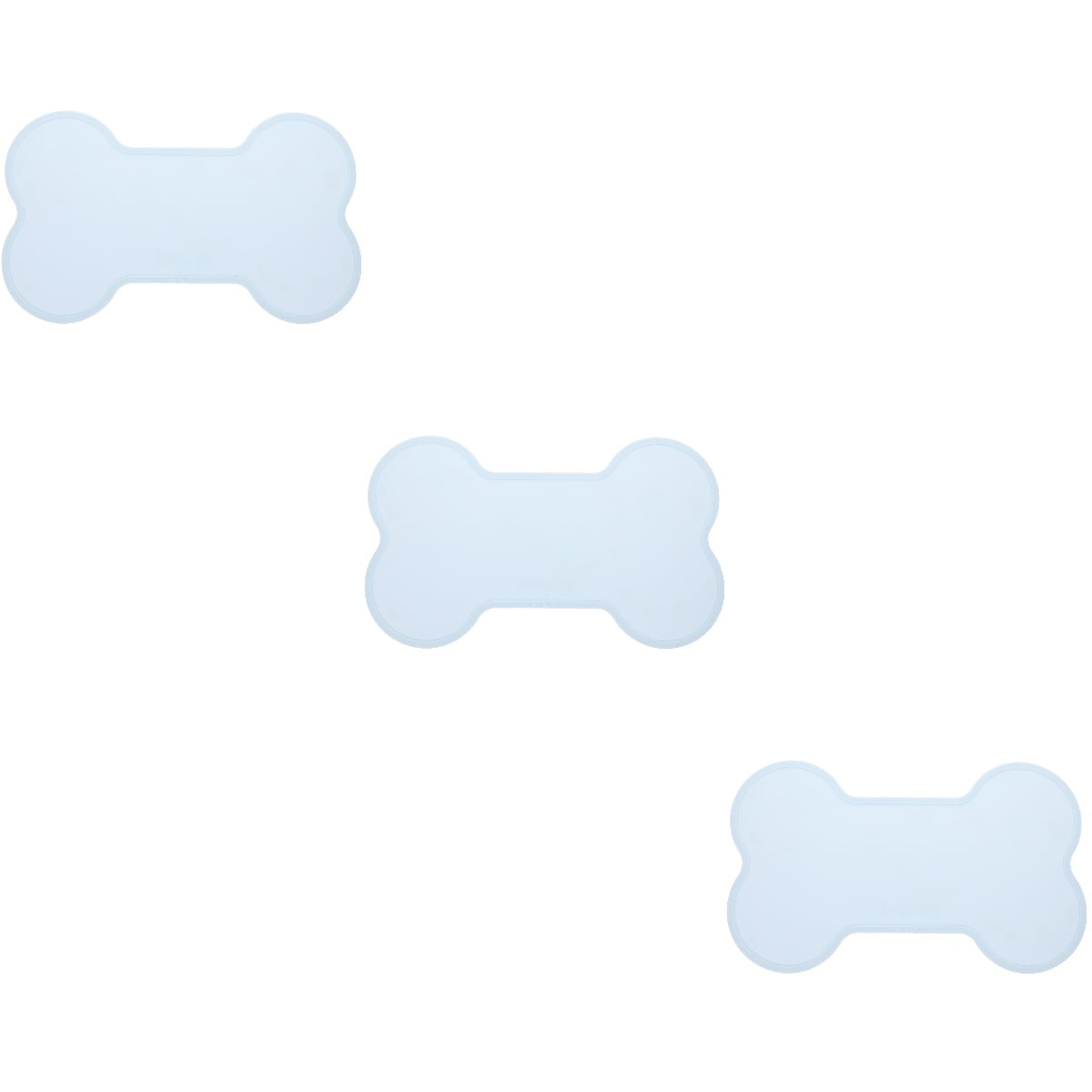 Set of 3 Pet Placemat Mats for Dog Bowls House Decorations for Home