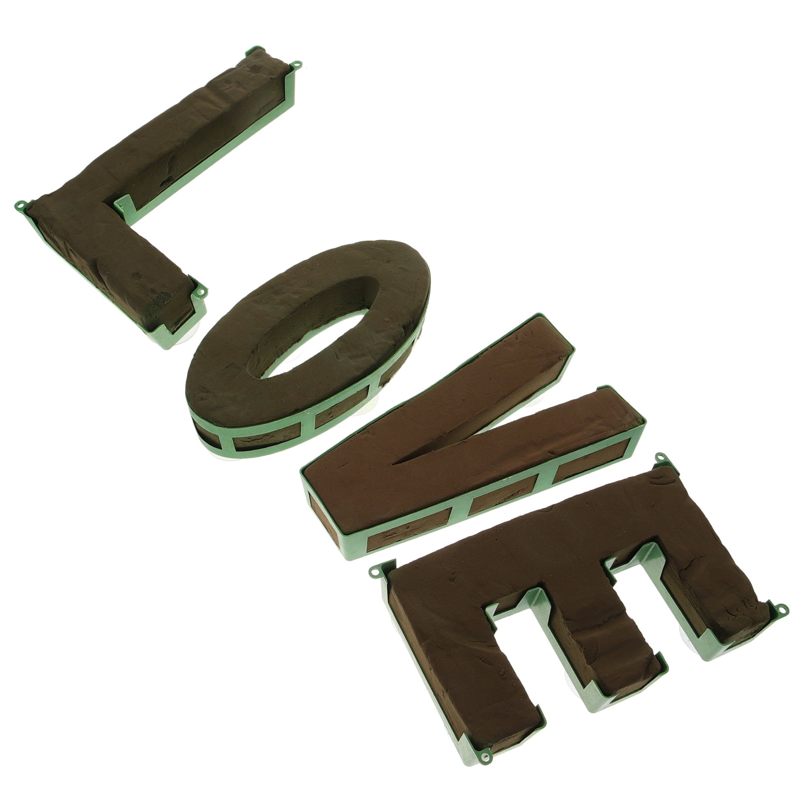 Set of 3 Plant Mud Bowl Water Absorb Green Florist Sponge Foam Blocks for Crafts