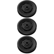 Nicehomfit Black Gym Pulley Wheel Waterproof for Fitness Equipment 3Pcs