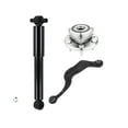 thumbnail image 1 of Set of 3 Rear Right Upper Rearward Control Arm-Wheel Hub Bearing Assembly-Shock Absorber For 2007-2016 GMC Acadia Monotube Performance Upgrade, 1 of 10