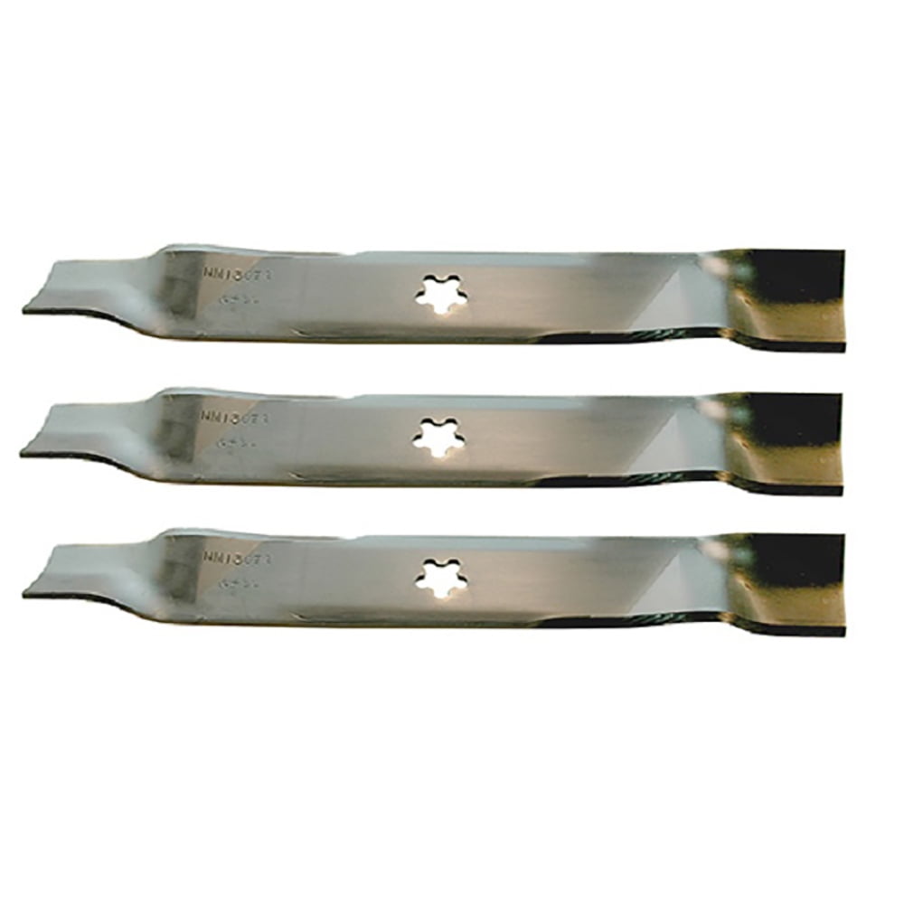 Set of 3 Replacement Blades For Blade Numbers 152443 157033 145708 163819 46" Deck Fits Craftsman Fits Poulan Fits Husqvarna Wizar