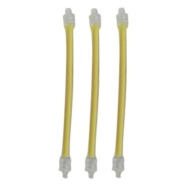 Set of 3 Replacement Long Tennis Vibration Dampener | Tennis Shock Absorber for Strings - Lightweight & Choose Colors Yellow