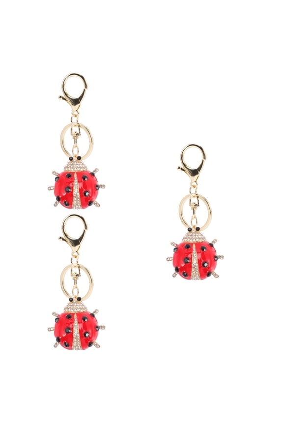 Red Ladybug Design Keychain Charm for Friends and Family Christmas New Year 4.32.26.1in