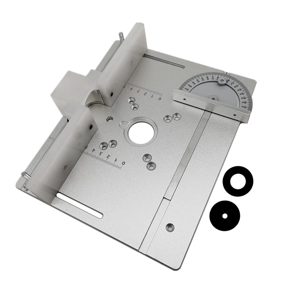 Set of 3 Router Table Insert Plate Aluminum Alloy Wood Milling