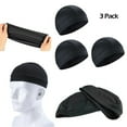 thumbnail image 1 of Set of 3 Running Hats Sweat Wicking Hats Cycling Helmet Liner Cooling Skull Cap for Men Women, 1 of 8