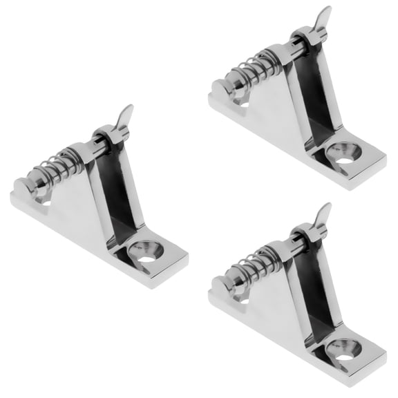 Set of 3 Rv Marine Accessories for Boats Deck Hinge Canopy Fitting Awning Accessory Part