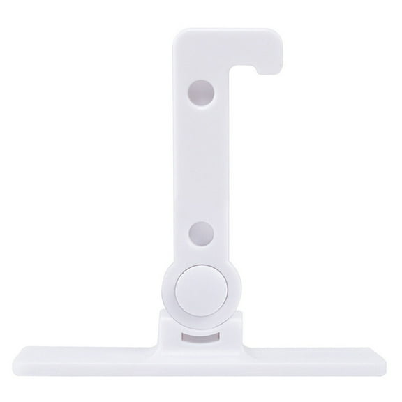 Set of 3 Security Lock Cabinet Door Locks for Kids Safety Knob Key Baby White Plastic