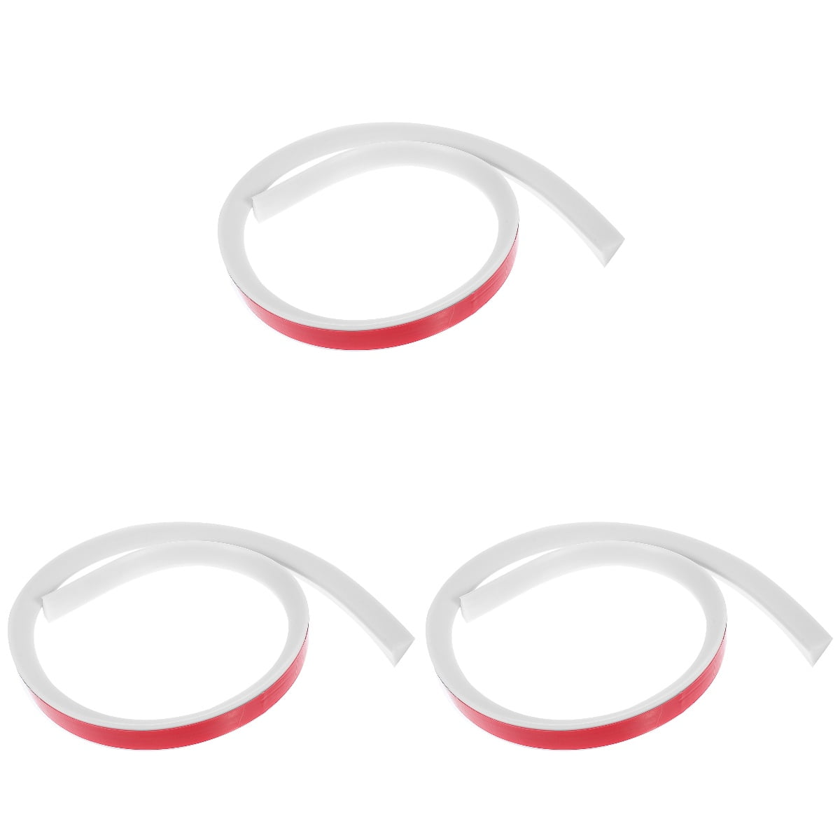 Set of 3 Shower Room Waterproof Strip Toilet Caulking Bathroom Floor