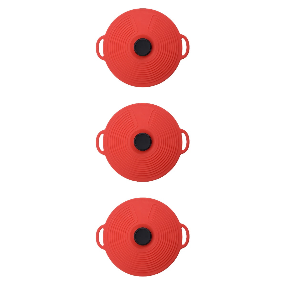Set of 3 Silicone Universal Cookware Lids Kitchen Fresh Cover - Walmart.com