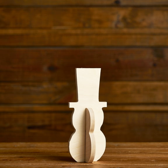 Set of 3 Sizes - Slotted Snowmen 3pc