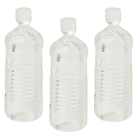 Set of 3 Small Water Bottles for WWE & AEW Wrestling Action Figures