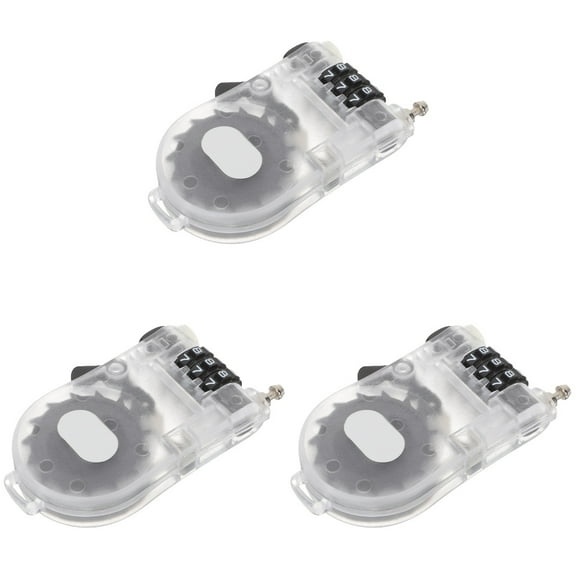 Set of 3 Snowboard and Ski Security Locks for , Bikes, and Sports Gear Compact and