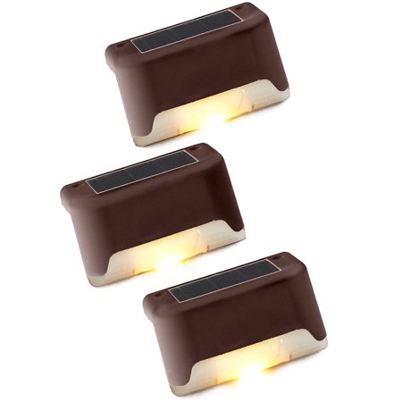 Set of 3 Solar Deck Lights