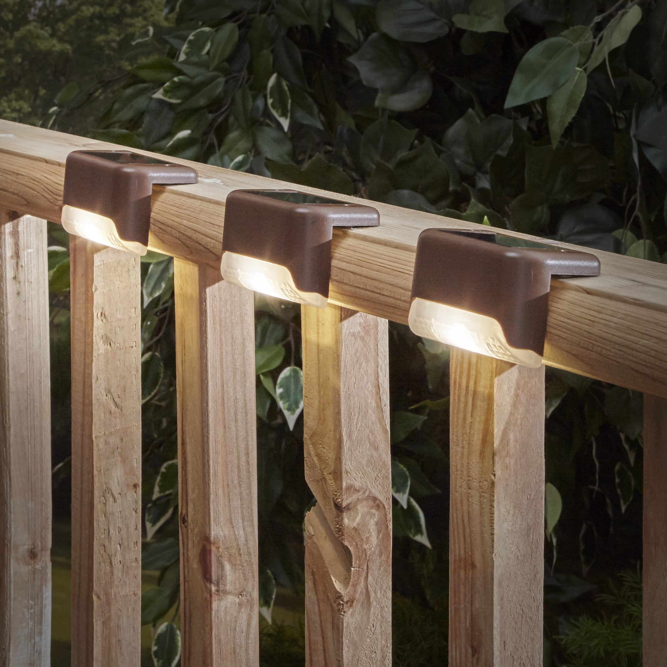 Set of 3 Solar Deck Lights