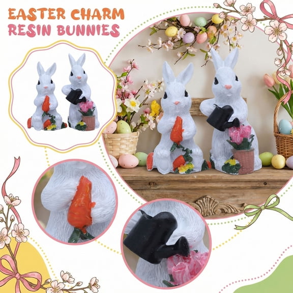 Set of 3 Stacked Easter Eggs – Assorted Heights Resin Egg Pyramids with Bows,Spring Tabletop Decor,Mantel Arrangement & Shelf Display