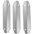 Quickflame 3Pack Stainless Steel Grill Heat Plates for DynaGlo 2 & 3Burner Gas Grills
