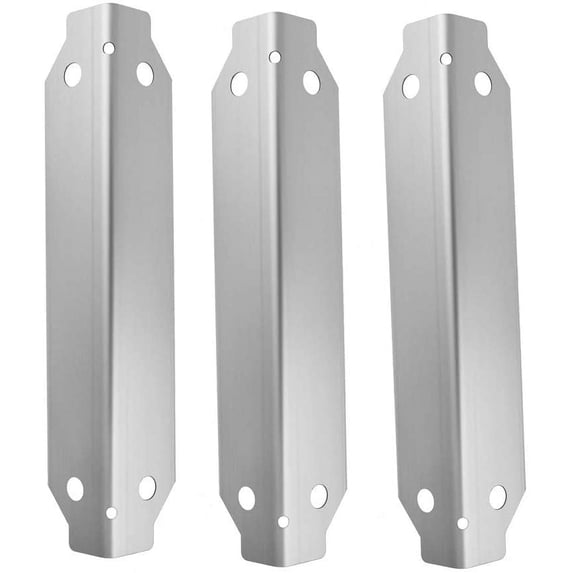 Set of 3 Stainless Steel Grill Heat Plates Replacement for Dyna-Glo 2-Burner Open Cart Propane DGC310CNP-D, DGC310RNP-D, DGC310BNP-D