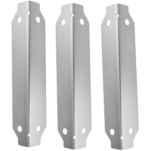 Set of 3 Stainless Steel Grill Heat Plates Replacement for Dyna-Glo 2-Burner Open Cart Propane DGC310CNP-D, DGC310RNP-D, DGC310BNP-D