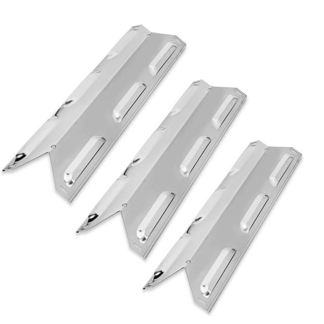 Quickflame's Set of 3 Stainless Steel Replacement Heat Plates for Kenmore BBQ Grills