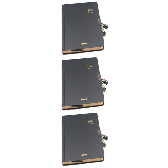 Set of 3 Stationery Teacher Planner Daily Notebooks The Blank Office