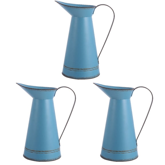 LABSERRON Set of 3 Sky- Flower for Home Decoration, Stylish Outdoor and Indoor Plant Pots