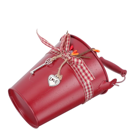 Set of 3 Succulent Plant Pot Planting Basins Planters Funky Red