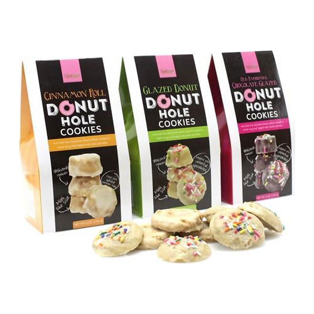Set of 3 Too Good Gourmet Donut Hole Cookies 6 oz.