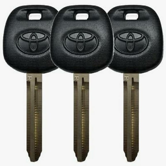 Set of 3 Toyota Toy44h Transponder Master Key H Chip 2014-2018 VLS