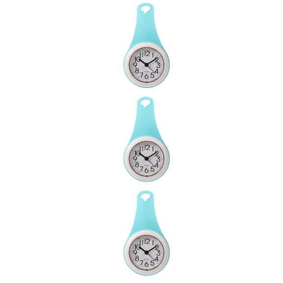 FOLOYORI Digital Shower Clock 3-Pack Easy Install Bathroom Timer for Home Use