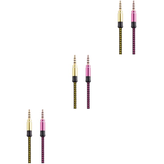 Set of 3 Wired Connectors Headphones for Ear Studs Headset Baby