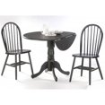 thumbnail image 1 of Set of 3 pcs - 42 in. Dual Drop Leaf Table with 2 Windsor Chairs, 1 of 1