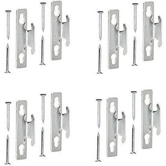 Set of 3 x 4 Pack Kenney Mfg Kenney KN851 Single Curtain Rod Bracket