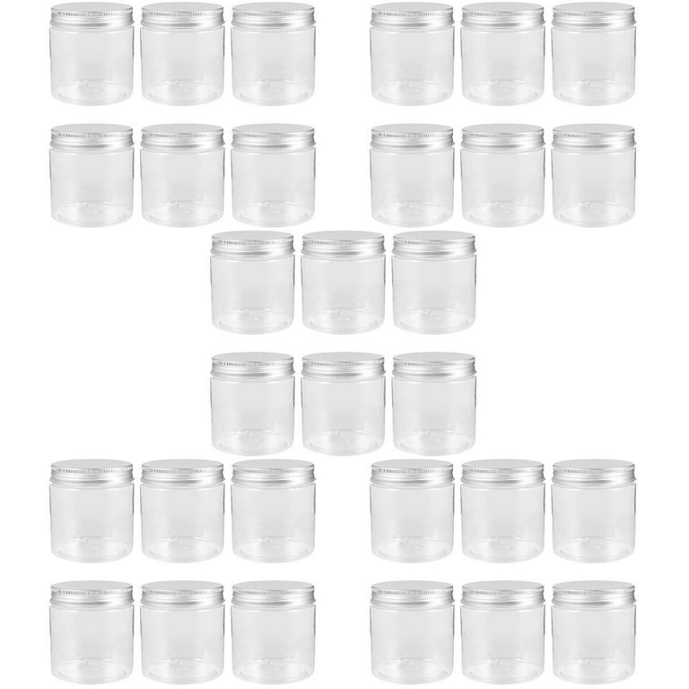 UPTRUST Glass jars 12 pcs Spice Jars Set with Bamboo Lids, 6 pcs Small  Condiments Wooden Spoons , Airtight Glass Food Cereal Storage Containers  for Kitchen (Set of 18, 6oz) 