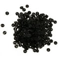 thumbnail image 1 of Set of 300 Pieces 4mm 2 Holes Round Mini Buttons Doll DIY Clothing Black, 1 of 6
