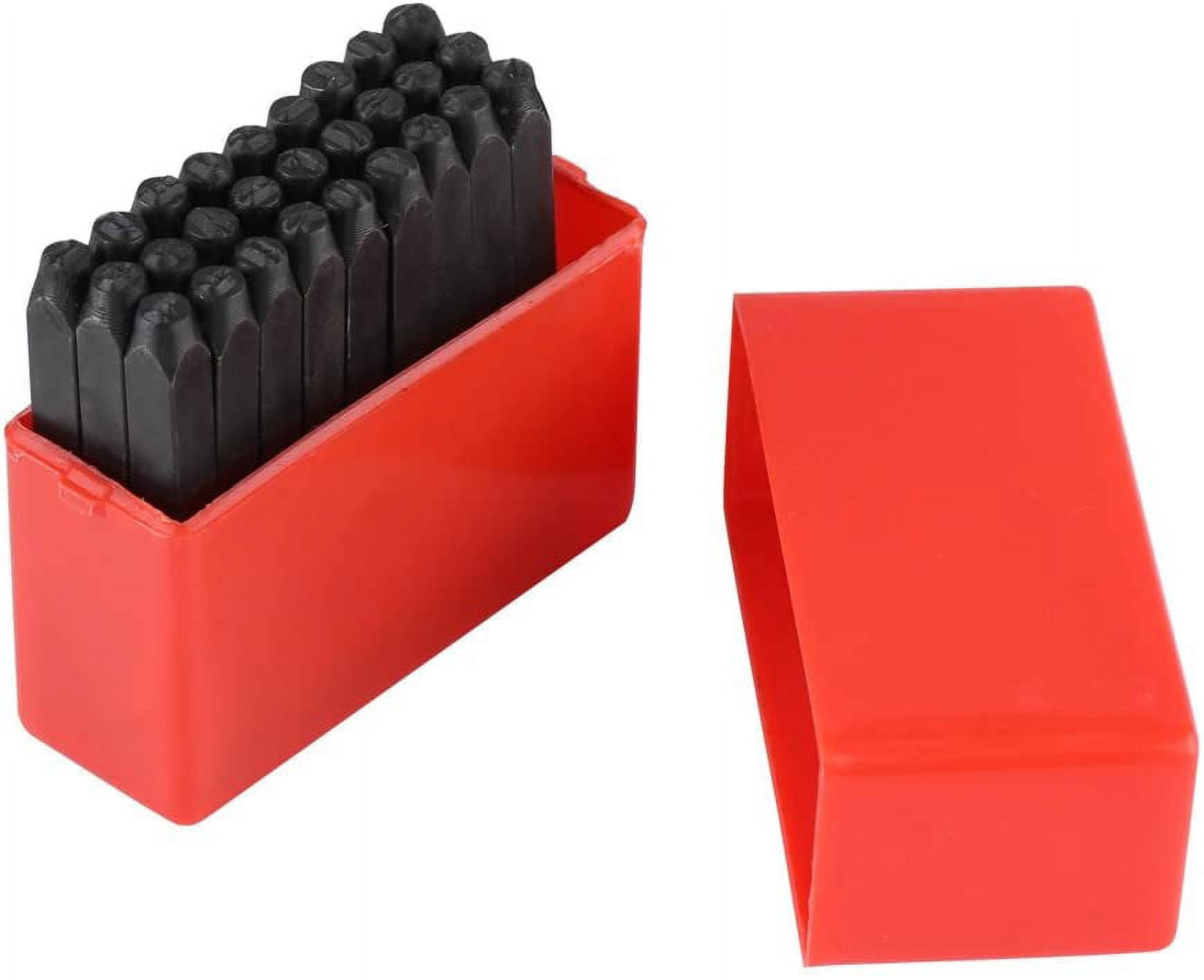 Set Of 3Mm Letter And Number Punches Set Carbon Steel Stamp For, Leather, Wood, Jewelry