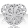 thumbnail image 1 of Set of 4 15" 5 Double Spoke Wheel Covers for 2020 Nissan Versa Sedan/S - Silver, 1 of 3