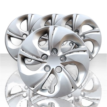 15" Wheel Covers Hubcaps For Honda Civic - Silver Gray Glossy Set Of 4