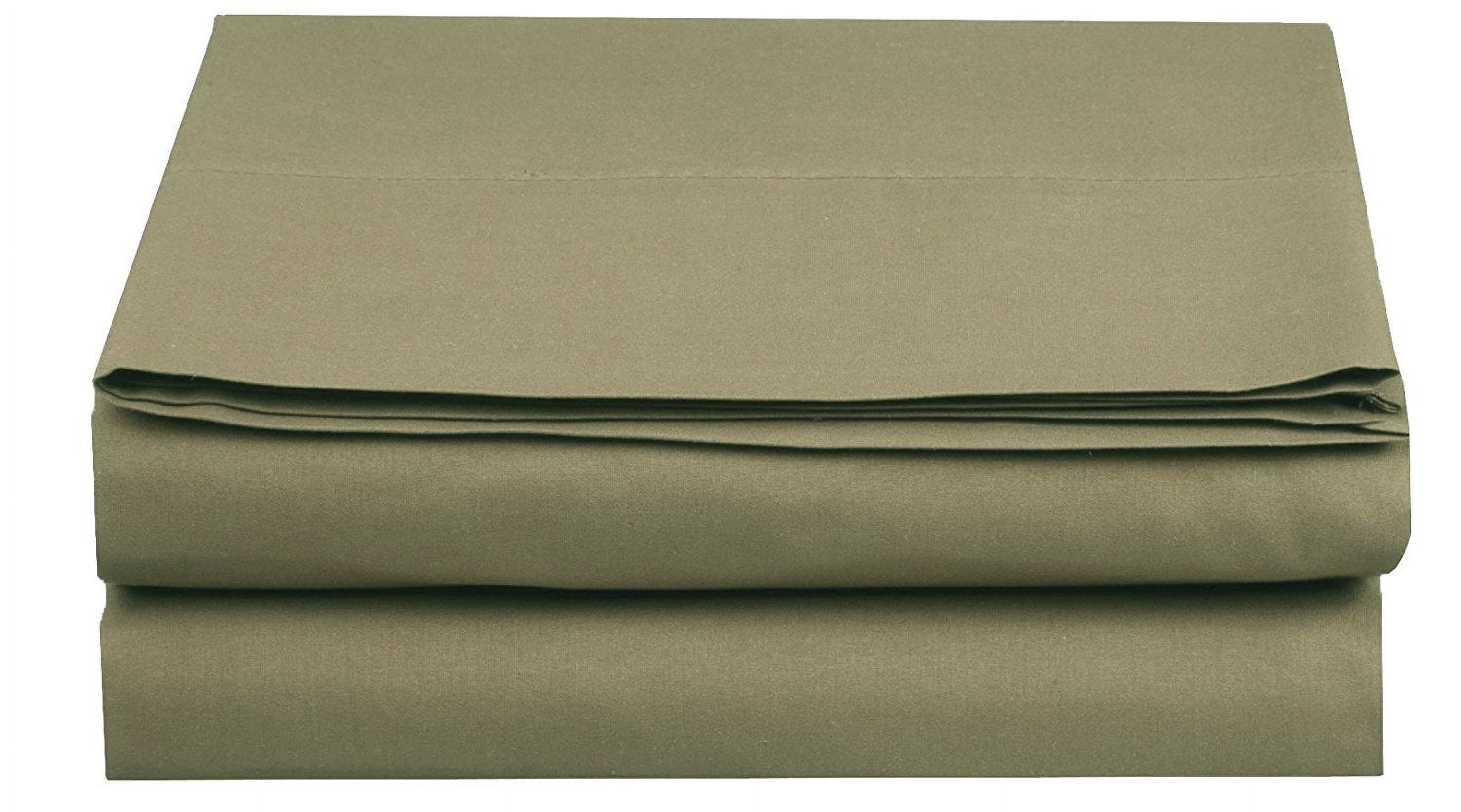 Set of 4 1500 TC Fitted Sheet, California King Size, Sage