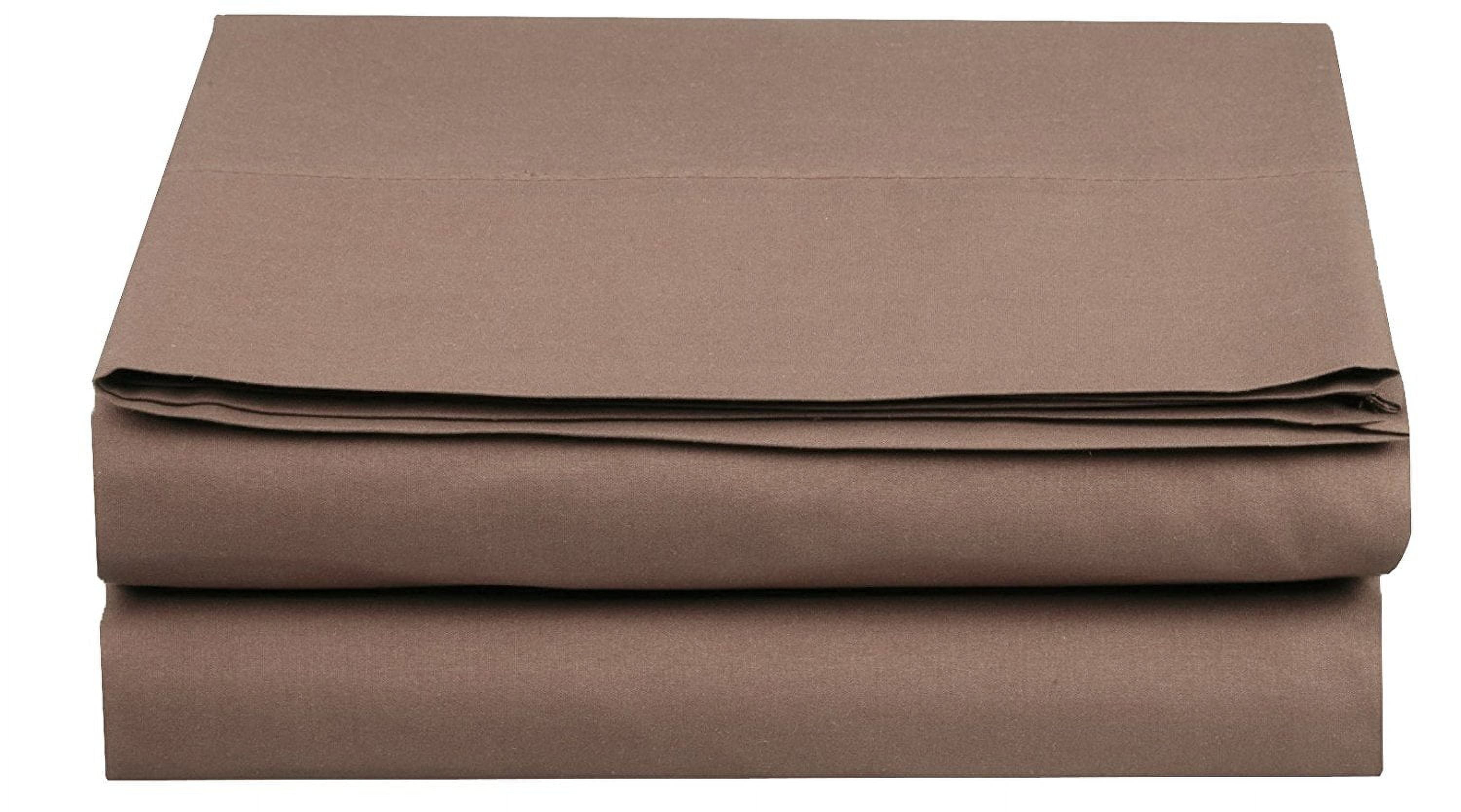 Set of 4 1500 TC Fitted Sheet, King Size, Taupe