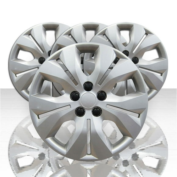 Set of 4 16" 5 Split Spoke Wheel Covers for 2012-2015 Chevy Cruze - Silver