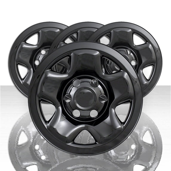 Set of 4 16' 5 Spoke Wheel Skins for 2005-2020 Toyota Tacoma - Gloss Black