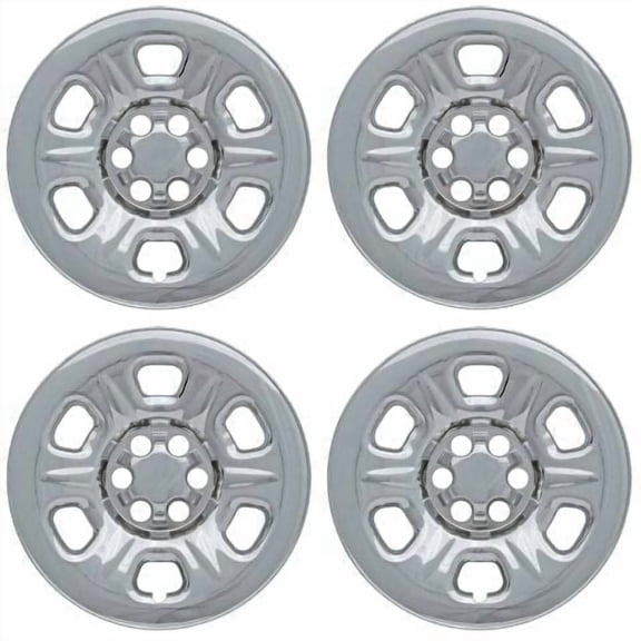Set of 4 16 inch Chrome ABS Wheel Covers Compatible with 2005-2021 Nissan Frontier Desert Runner PRO-4X S SL SV Rims