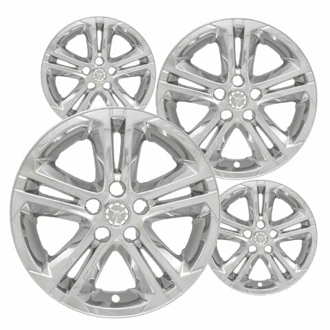 Set of 4 16 inch Chrome ABS Wheel Covers Compatible with 2016-2018 Chevrolet Cruze LT Rims