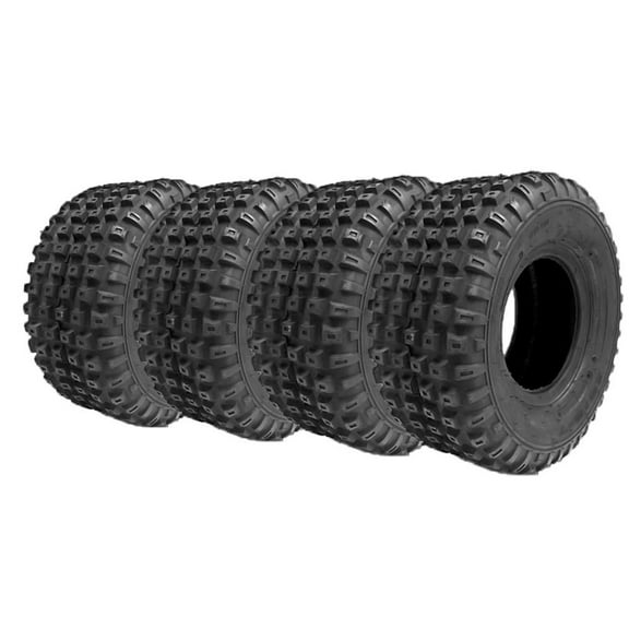 Set of 4 16x8.00-7 (205/55-7) ATV UTV ATV Tires New Pack of four tires 16x8-7 | P94 Knobby Tread