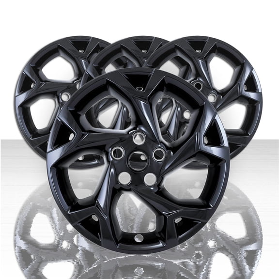 Set of 4 17" 5 Y Spoke Snap-On Wheel Skins for 24-25 Chevy Trax LT - Gloss Black